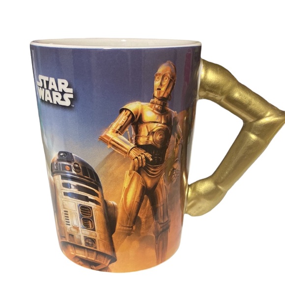 NWOT Galerie Star Wars C-3PO / R2-D2 Coffee Coca Mug Cup - Picture 2 of 7